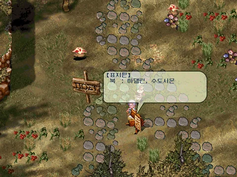 갈림길 표지판