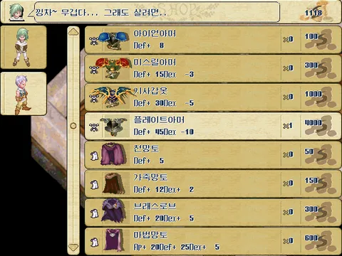 마델린 방어구점